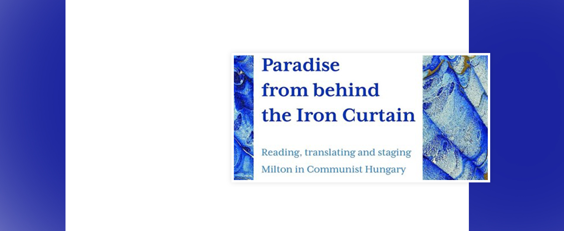Book Launch – “Paradise from Behind the Iron Curtain” by Miklós Péti