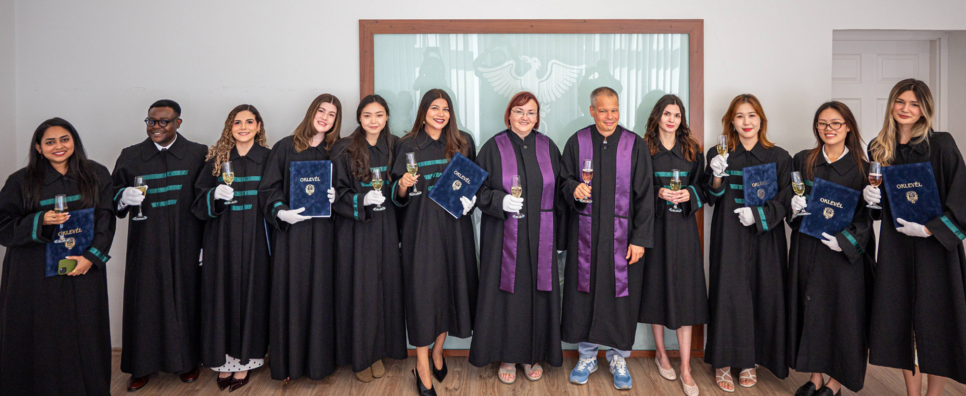   International Students Receive Their Diplomas at the Faculty of Law