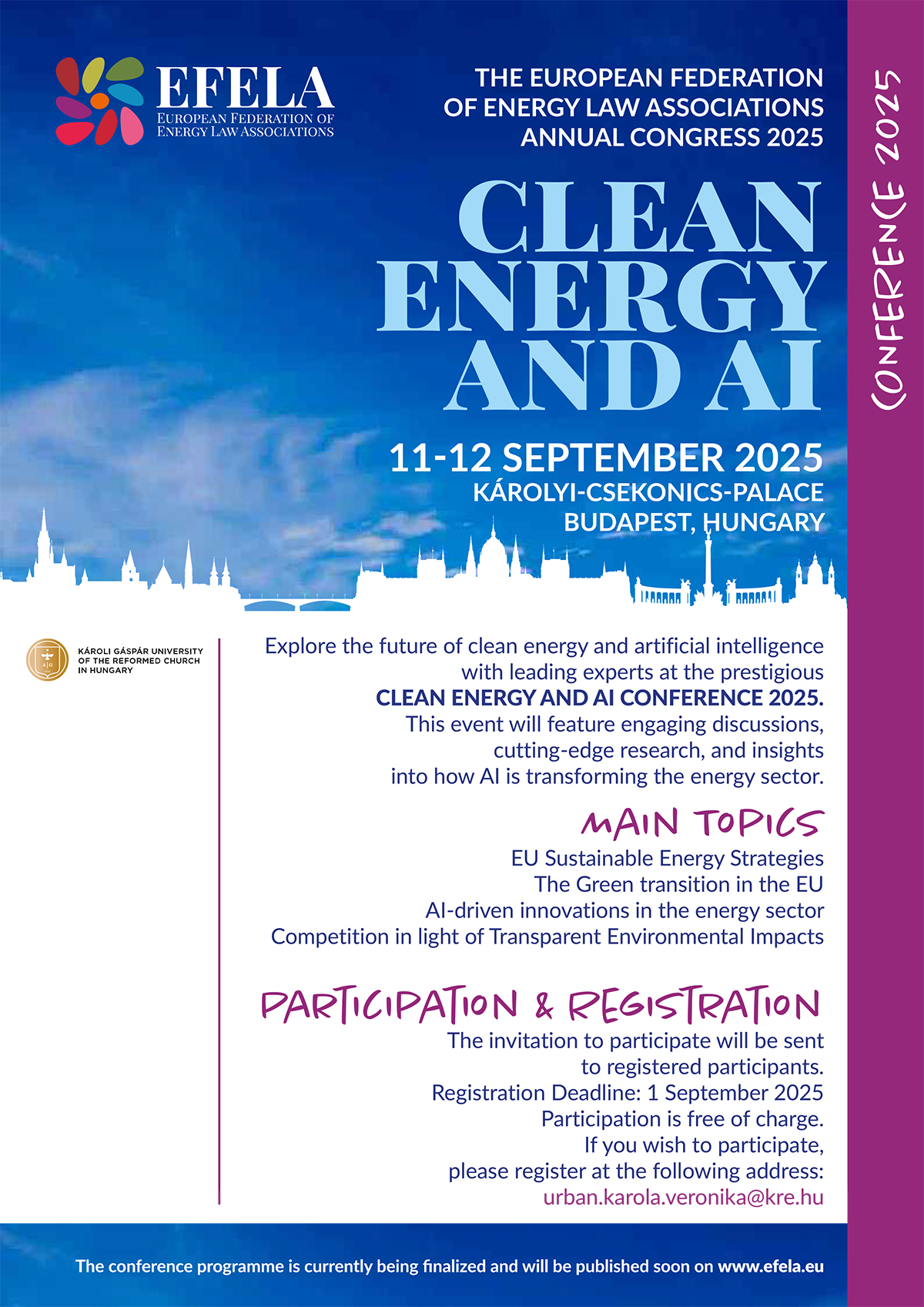 Clean Energy and AI - flyer