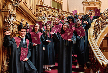 International Students Celebrate Graduation at Károli - photo