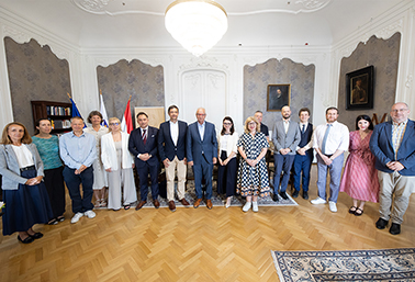Károli strengthens ties with a Serbian partner university - group photo