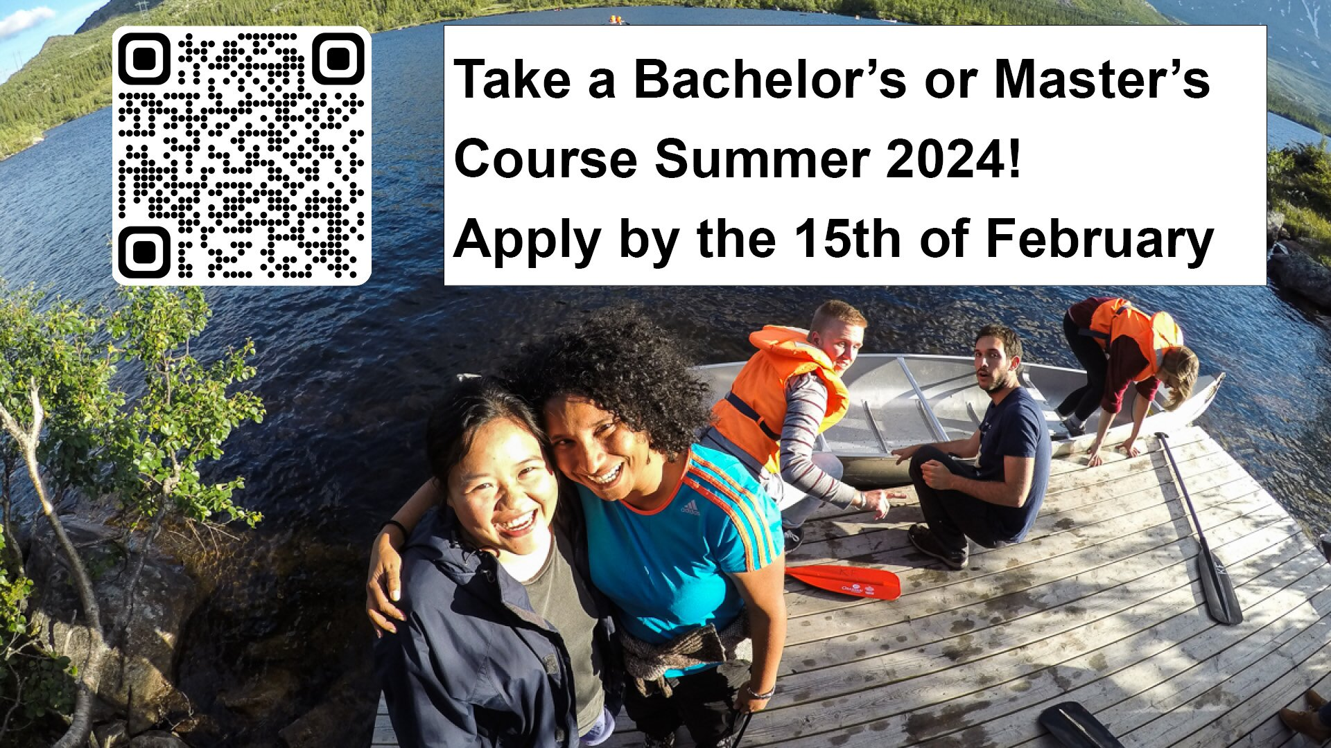 Take a bachelor's or Master's Course Summer 2024! Apply by the 15th of February
